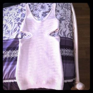 Bebe white dress m/l